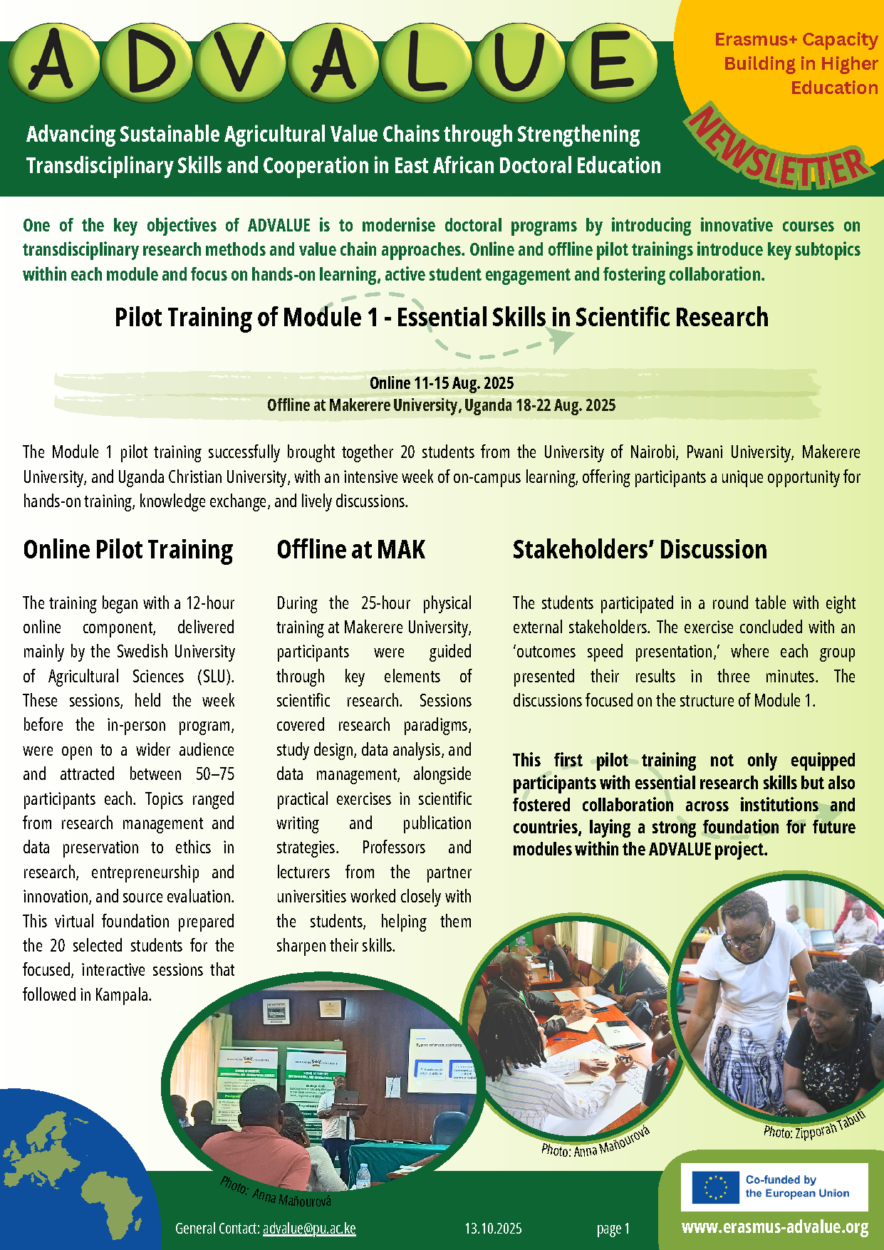 Module 1 Pilot Training - Essential skills in scientific research
