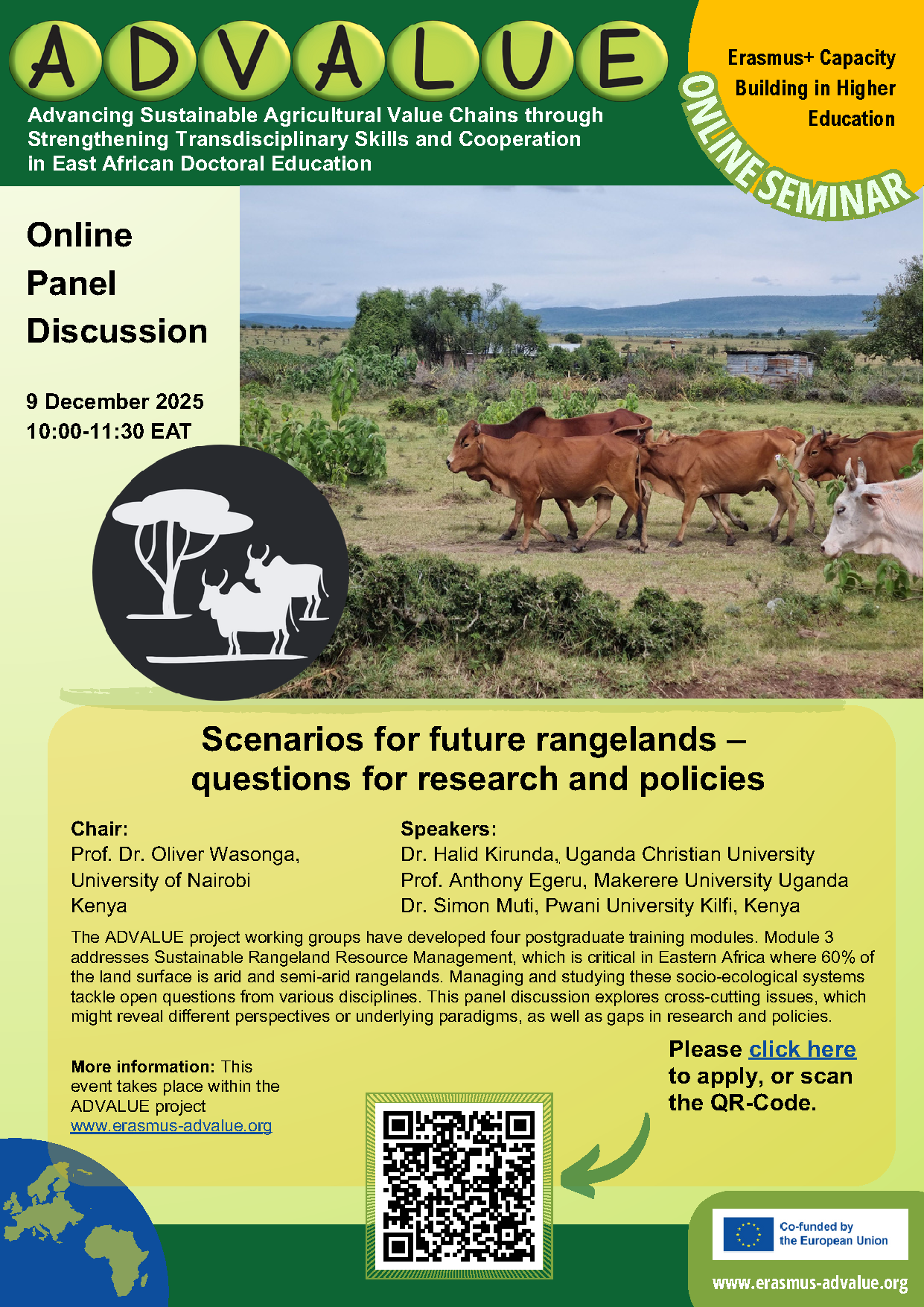 Virtual Seminar on Scenarios for future rangelands